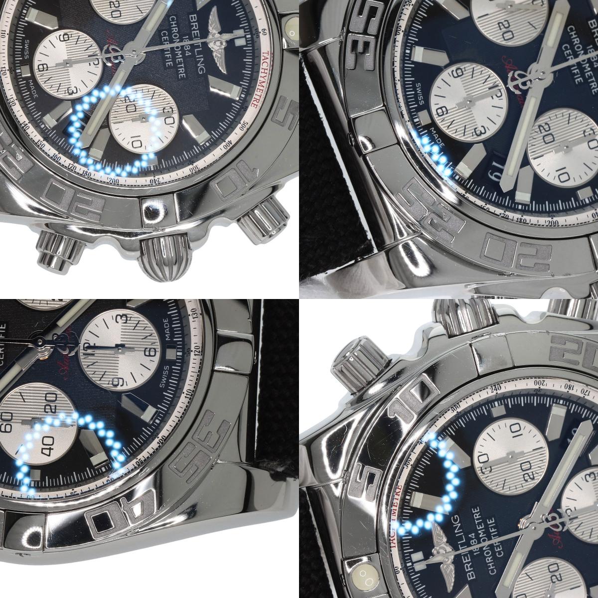 BREITLING Chrono mat 44 Watches AB0110 Stainless Steel/Canvas mens