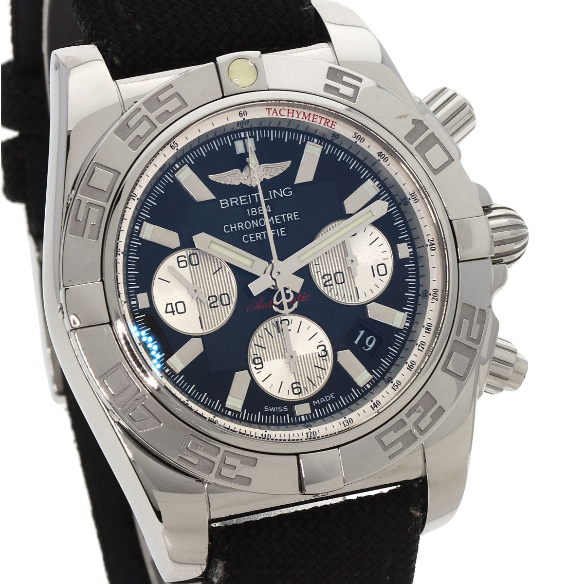BREITLING Chrono mat 44 Watches AB0110 Stainless Steel/Canvas mens