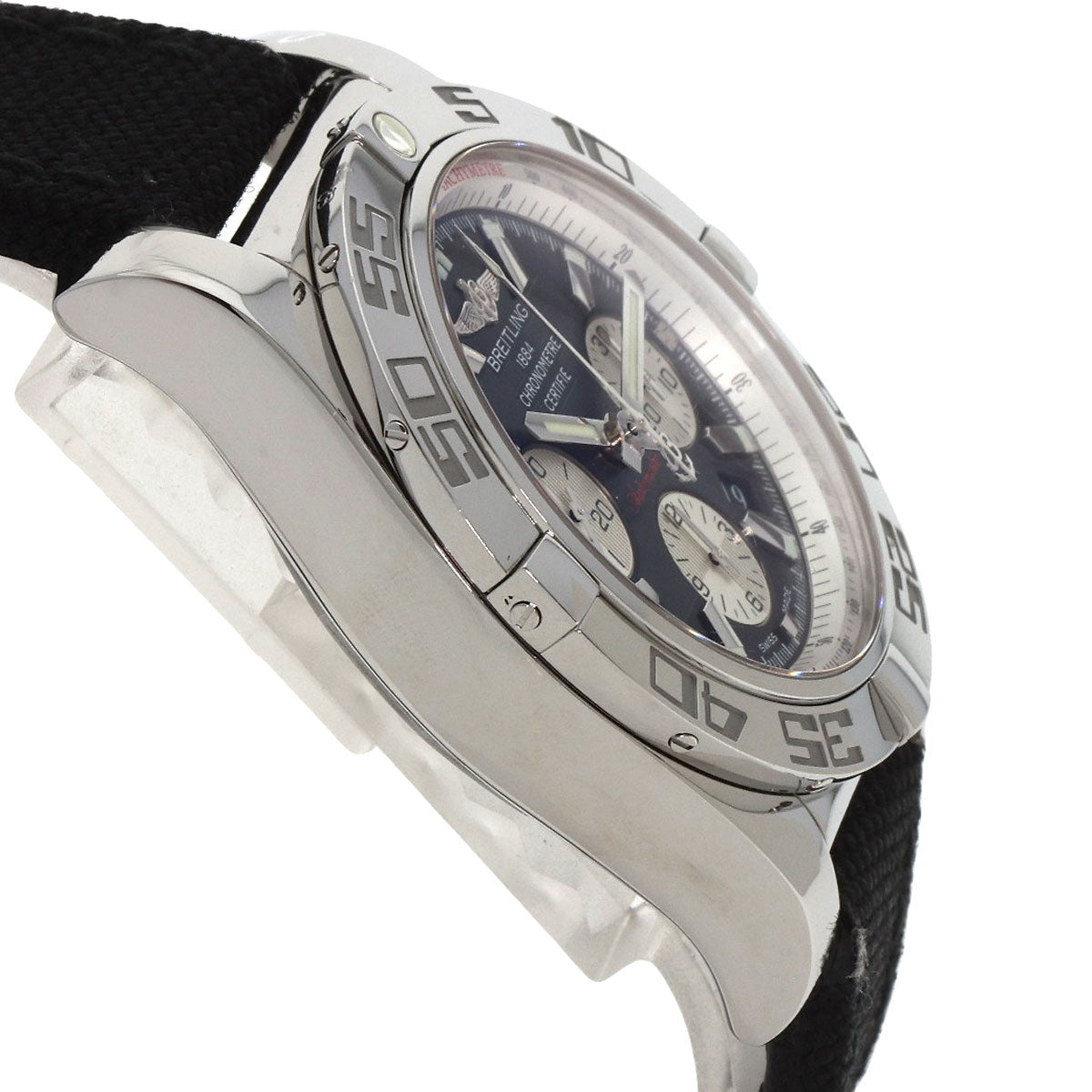 BREITLING Chrono mat 44 Watches AB0110 Stainless Steel/Canvas mens