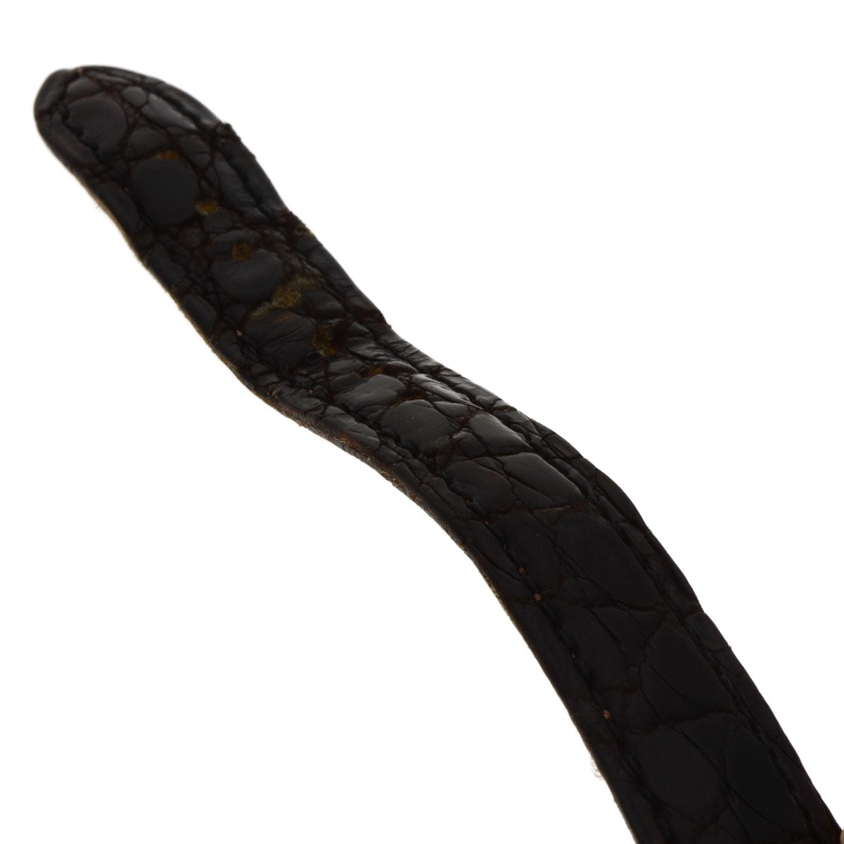 CARTIER Santos Dumont SM Watches W1505556 K18 Yellow Gold/Leather Ladies