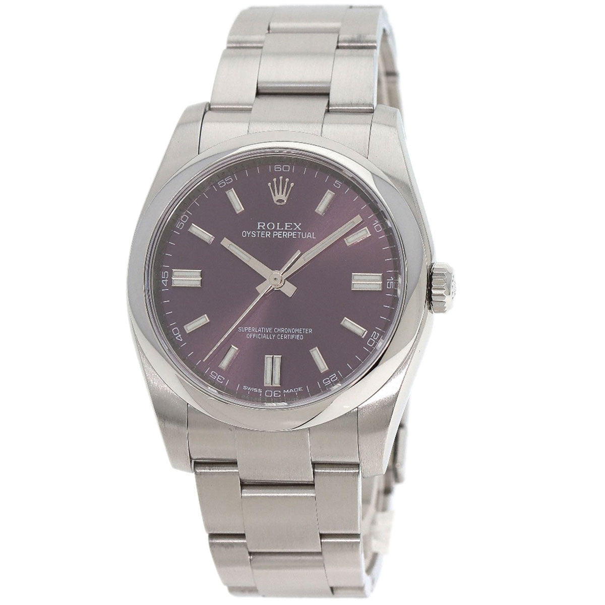 ROLEX Oyster Perpetual 36 Red Grape Watches 116000 Stainless Steel/Stainless Steel mens