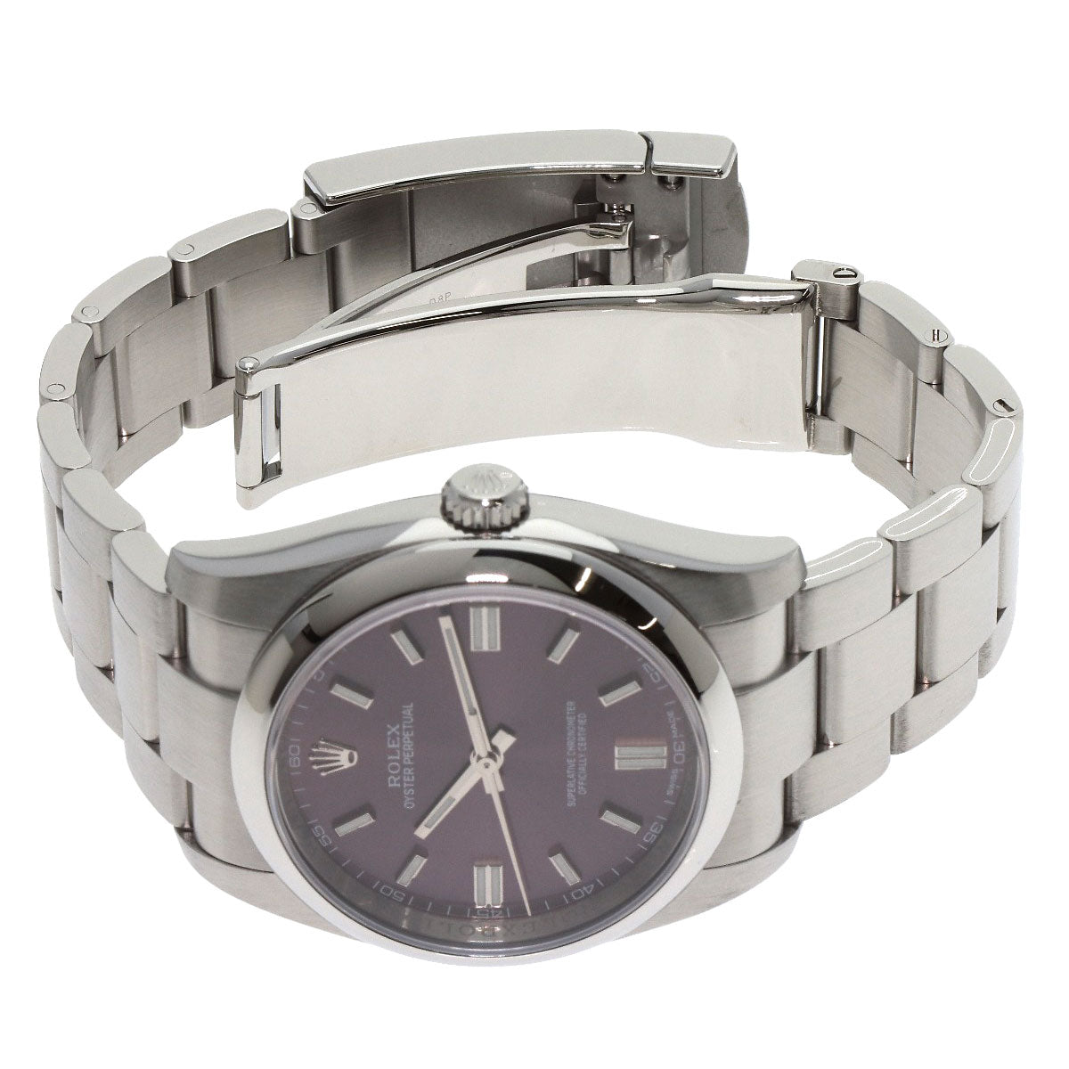 ROLEX Oyster Perpetual 36 Red Grape Watches 116000 Stainless Steel/Stainless Steel mens