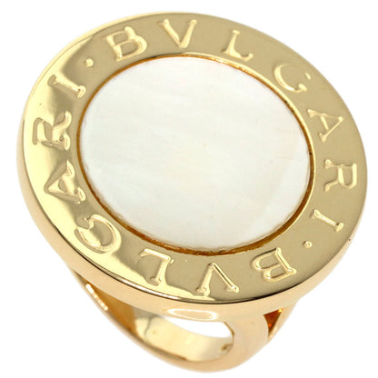 BVLGARI BVLGARI BVLGARI white shell Ring K18 Yellow Gold Ladies [Used]