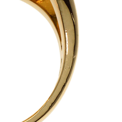BVLGARI BVLGARI BVLGARI white shell Ring K18 Yellow Gold Ladies [Used]