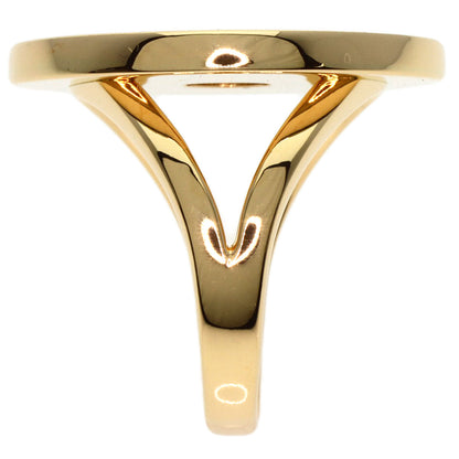 BVLGARI BVLGARI BVLGARI white shell Ring K18 Yellow Gold Ladies [Used]
