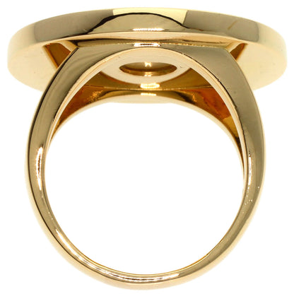 BVLGARI BVLGARI BVLGARI white shell Ring K18 Yellow Gold Ladies [Used]
