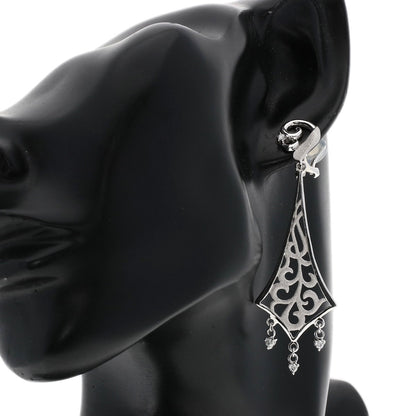 0.13ct tam Tamura Muneyoshi Diamond Earring K18 White Gold 10.2g　Ladies