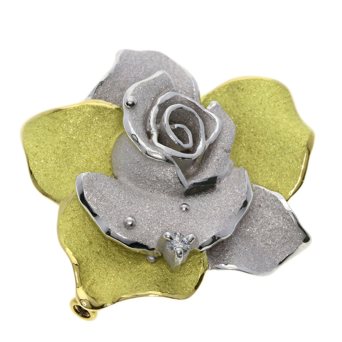 SHUN TAMURA   Brooch Diamond K18 White Gold 18K Yellow GoldLadies