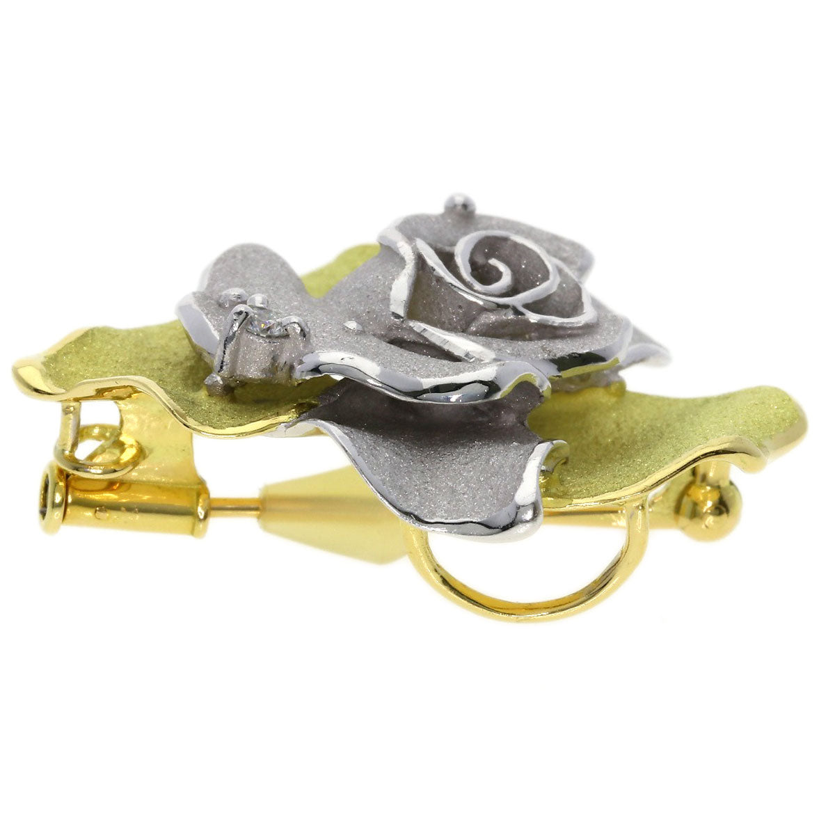 SHUN TAMURA   Brooch Diamond K18 White Gold 18K Yellow GoldLadies