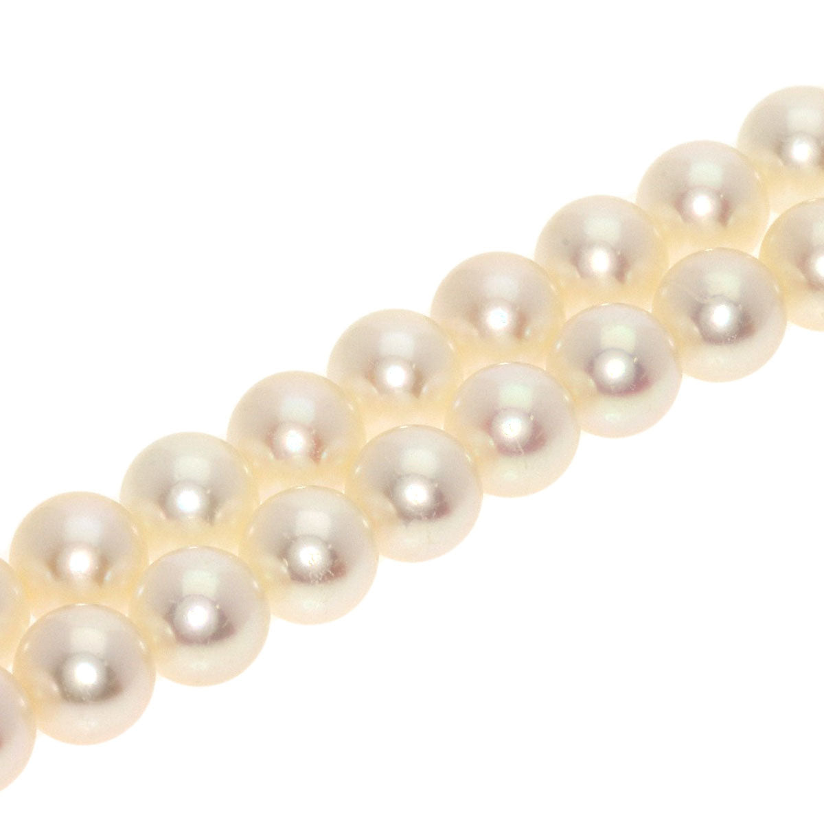 MIKIMOTO Pearl Pearl Necklace K14 White Gold Ladies [Used]