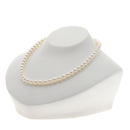 MIKIMOTO Pearl Pearl Necklace K14 White Gold Ladies [Used]