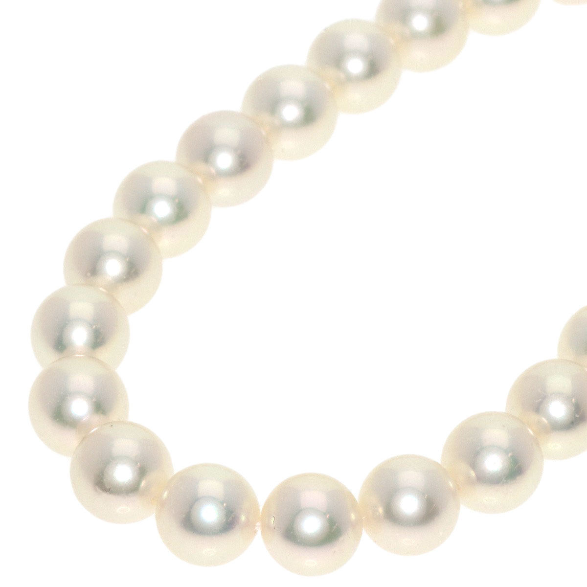 MIKIMOTO Pearl Pearl Earring 2-piece set Necklace K14 White Gold Ladies [Used]