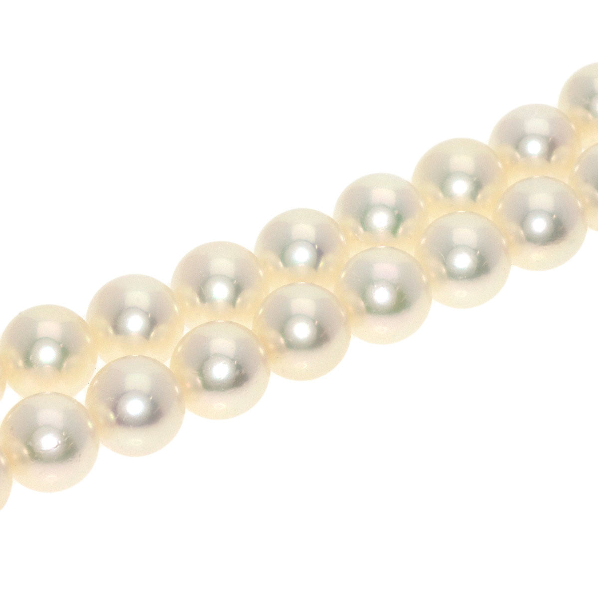 MIKIMOTO Pearl Pearl Earring 2-piece set Necklace K14 White Gold Ladies [Used]