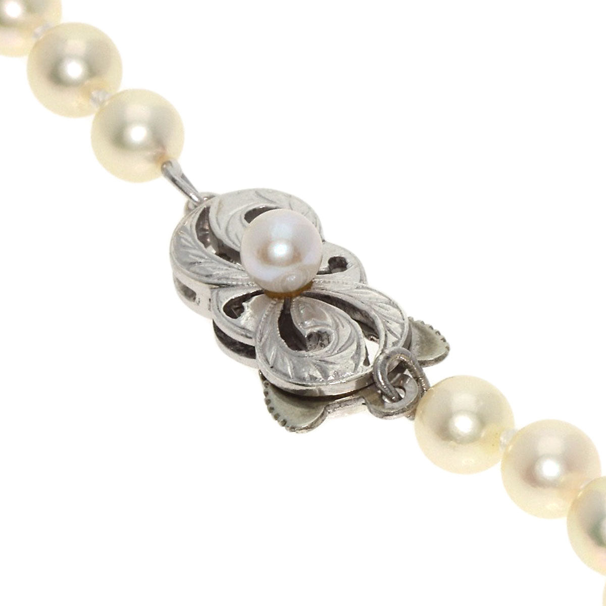 MIKIMOTO   Necklace Pearl Pearl Silver Ladies