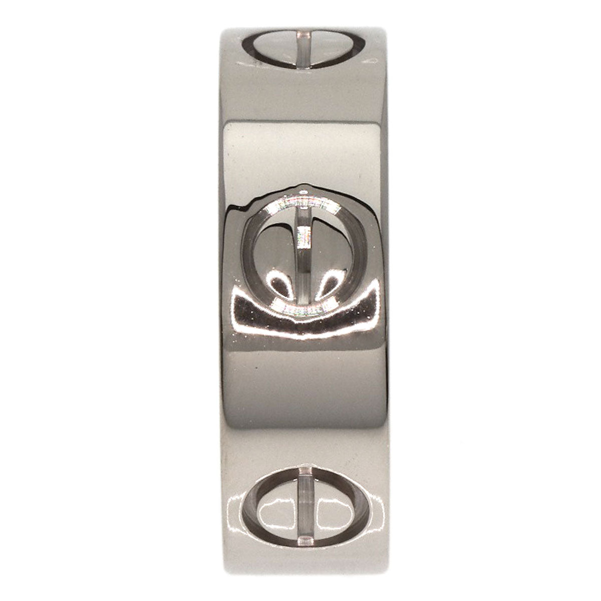 CARTIER   Ring love ring #47 K18 White Gold Ladies