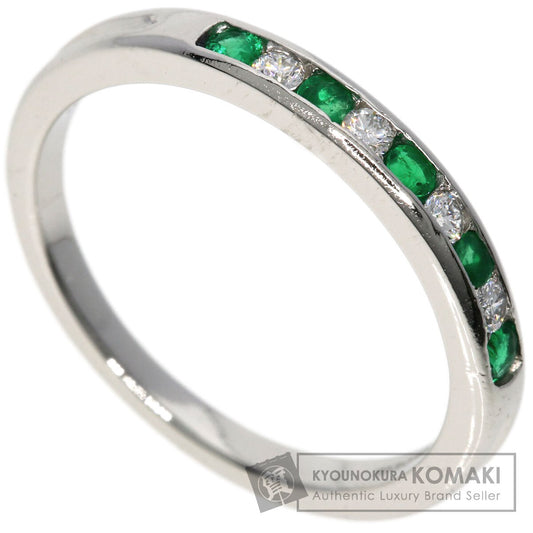 TIFFANY&Co.   Ring Emerald Diamond Platinum Ladies