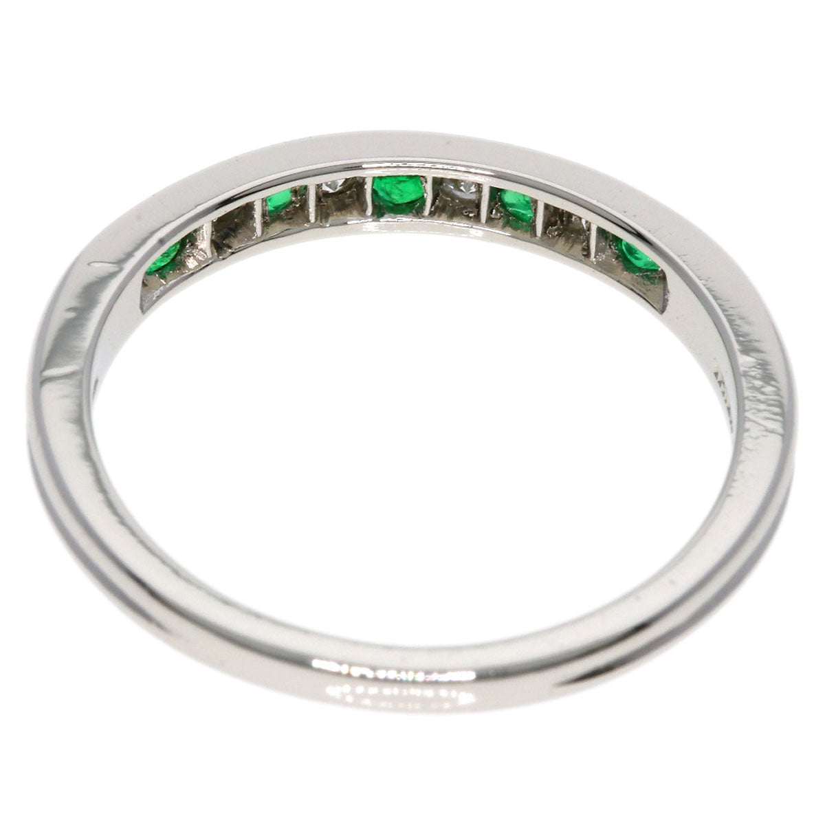 TIFFANY&Co.   Ring Emerald Diamond Platinum Ladies