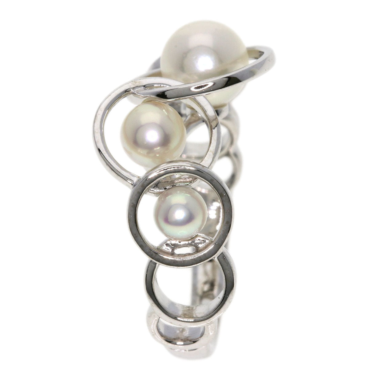 TASAKI   Ring Enima Akoya Pearl K18 White Gold Ladies