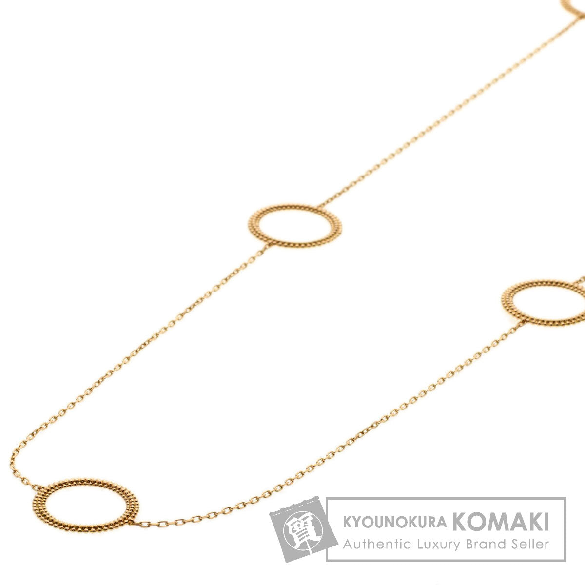 MAUBOUSSIN Le Premier Jour Long Necklace Necklace K18 Pink Gold Ladies [Used]