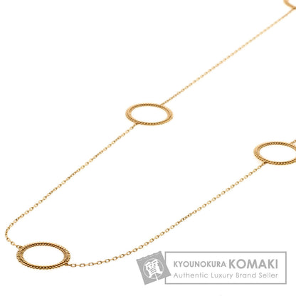 MAUBOUSSIN Le Premier Jour Long Necklace Necklace K18 Pink Gold Ladies [Used]