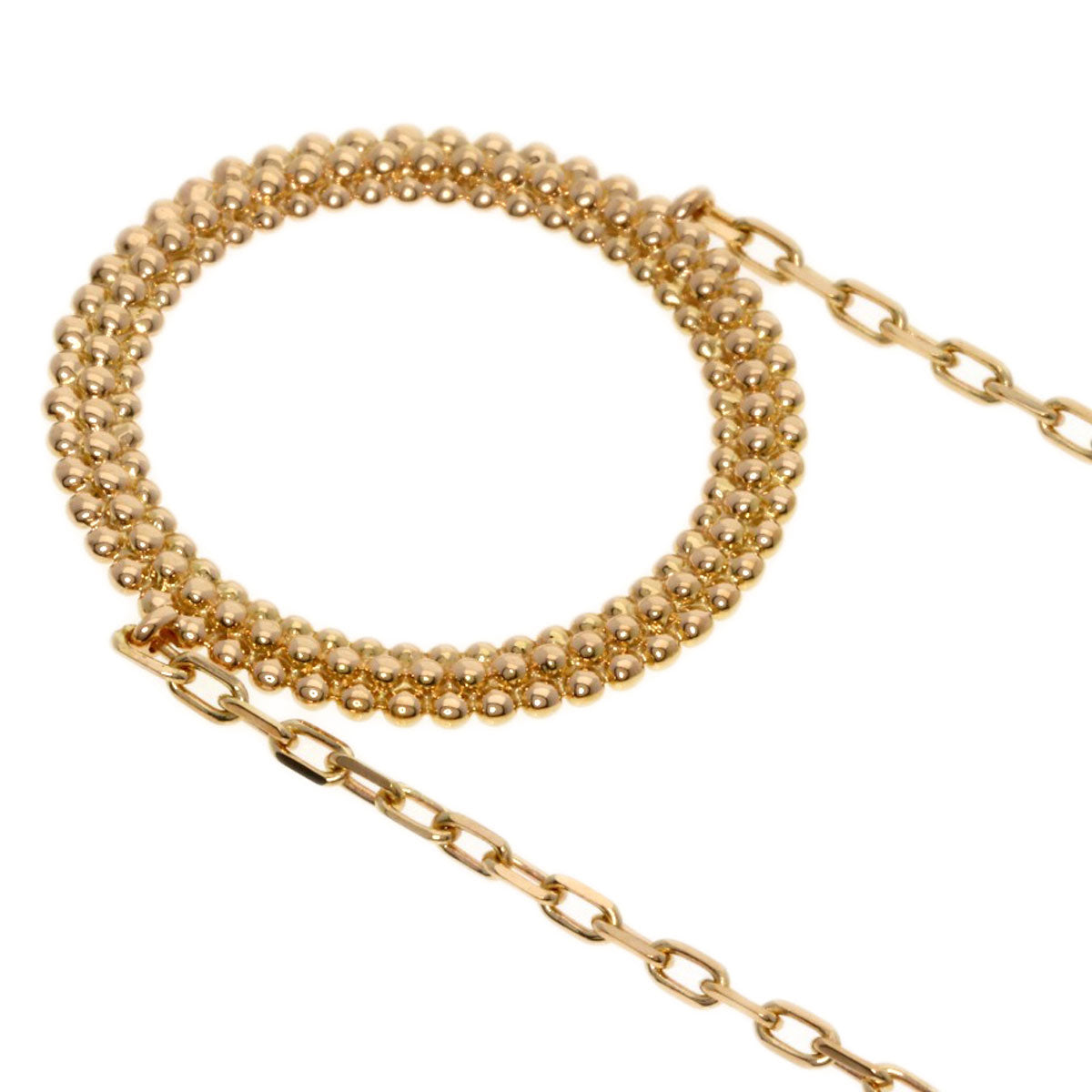 MAUBOUSSIN Le Premier Jour Long Necklace Necklace K18 Pink Gold Ladies [Used]