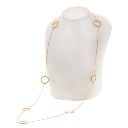 MAUBOUSSIN Le Premier Jour Long Necklace Necklace K18 Pink Gold Ladies [Used]