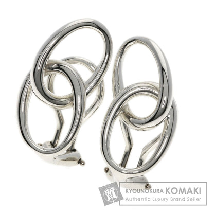 TIFFANY&Co.   Earring Double loop Silver Ladies