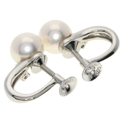 TASAKI   Earring Pearl Pearl Diamond Platinum PT900 Ladies