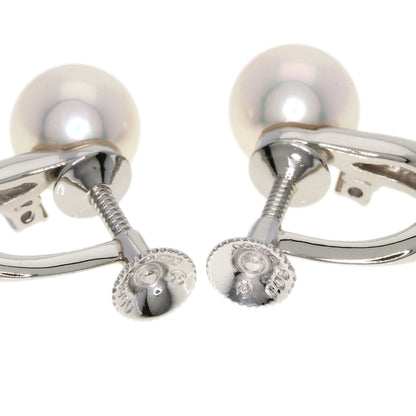 TASAKI   Earring Pearl Pearl Diamond Platinum PT900 Ladies