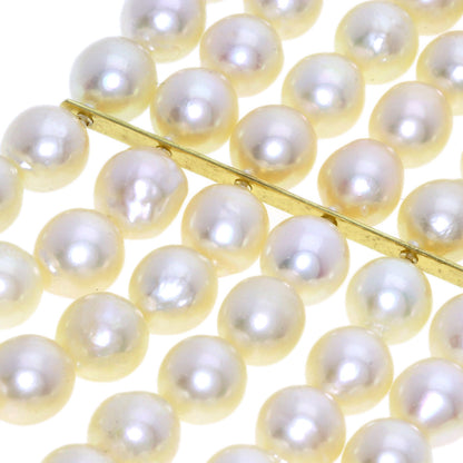 MIKIMOTO Akoya pearl Pearl Bracelet K18 Yellow Gold Ladies [Used]