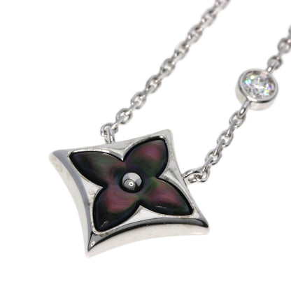 LOUIS VUITTON   Necklace Star Blossom BB Diamond K18 White Gold Ladies