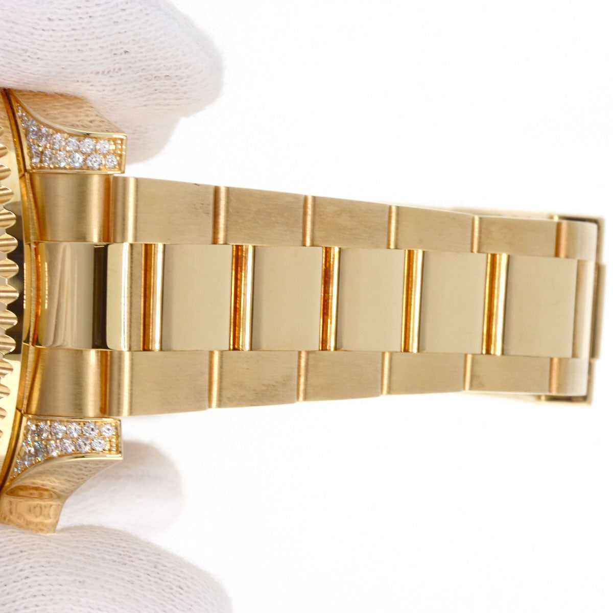 ROLEX GMT Master 2 Baguette Diamond Ruby Sapphire Watches 116758SARU K18 Yellow Gold/18K Yellow Gold mens