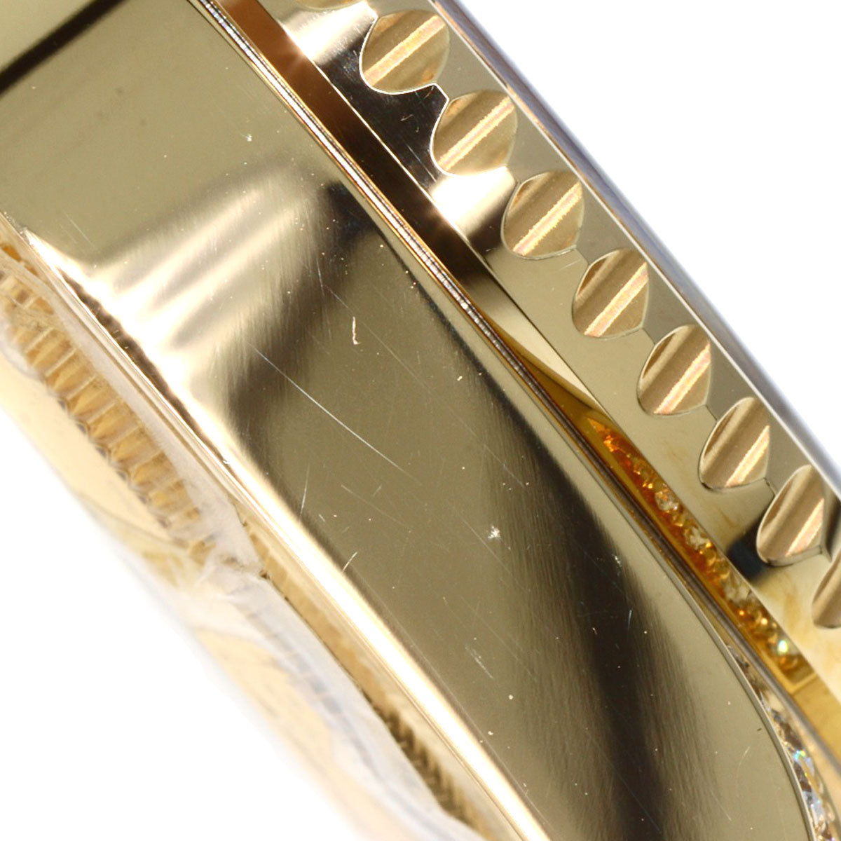 ROLEX GMT Master 2 Baguette Diamond Ruby Sapphire Watches 116758SARU K18 Yellow Gold/18K Yellow Gold mens