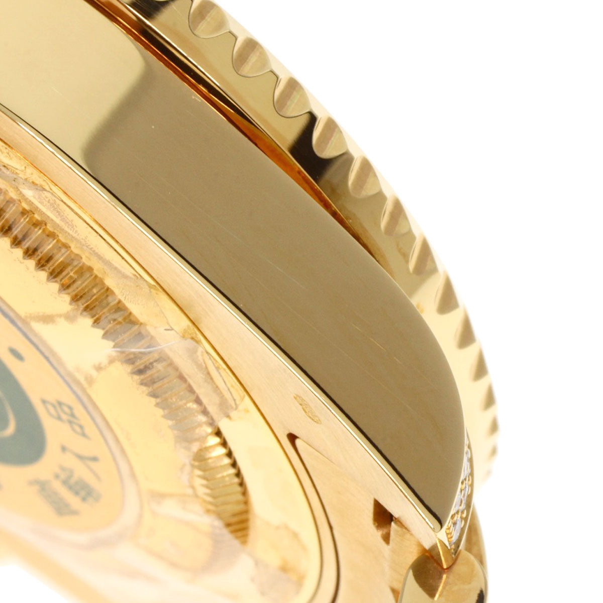 ROLEX GMT Master II Baguette Diamond Sapphire Watches 116758SA K18 Yellow Gold/18K Yellow Gold mens