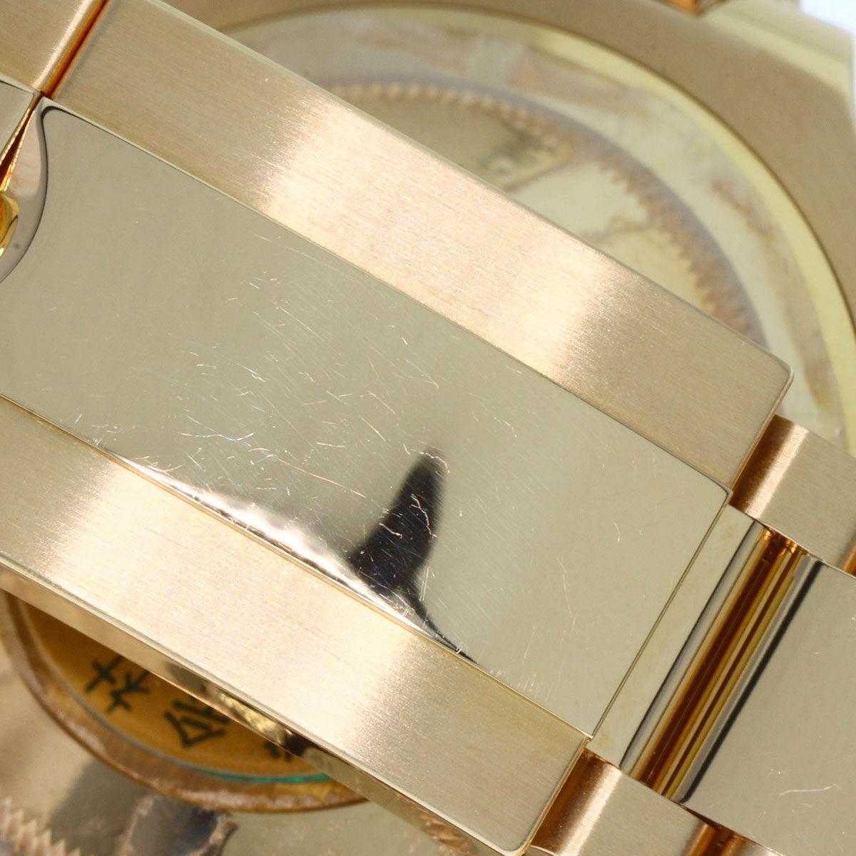 ROLEX GMT Master II Baguette Diamond Sapphire Watches 116758SA K18 Yellow Gold/18K Yellow Gold mens