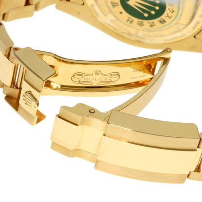 ROLEX GMT Master II Baguette Diamond Sapphire Watches 116758SA K18 Yellow Gold/18K Yellow Gold mens