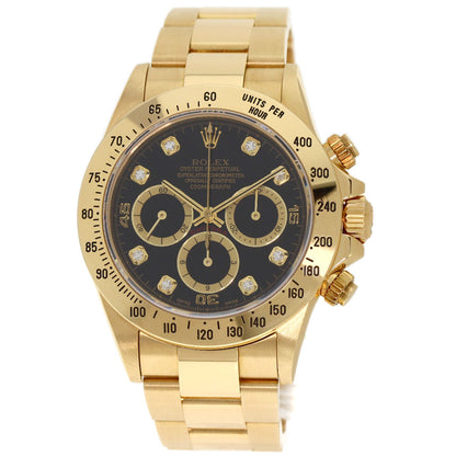 ROLEX Cosmograph Daytona 8P Diamond Watches 16528G K18 Yellow Gold/18K Yellow Gold mens