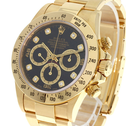 ROLEX Cosmograph Daytona 8P Diamond Watches 16528G K18 Yellow Gold/18K Yellow Gold mens