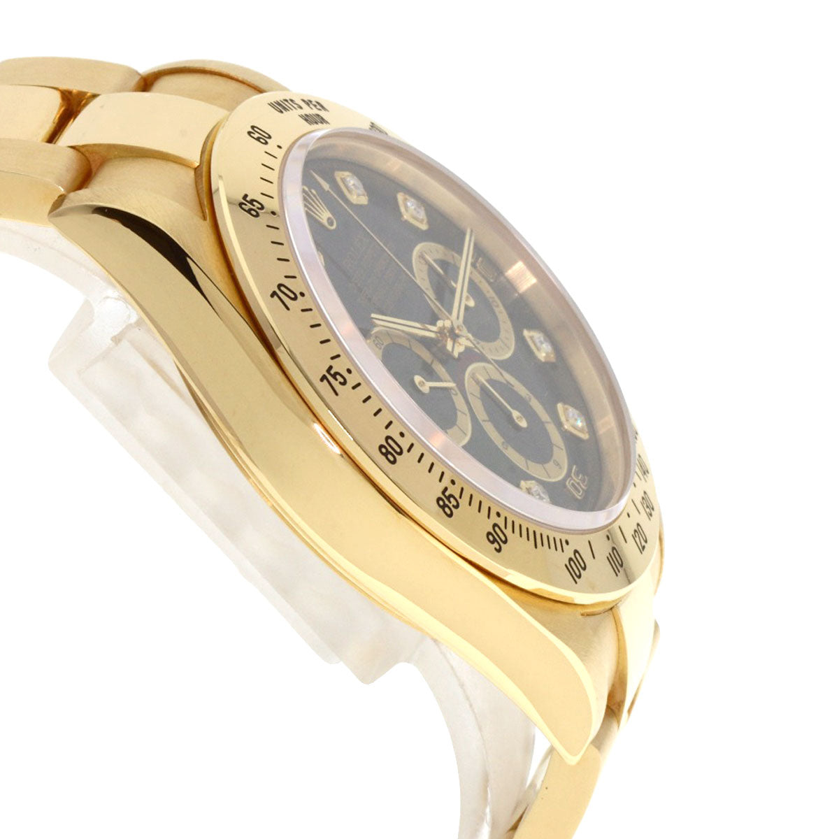 ROLEX Cosmograph Daytona 8P Diamond Watches 16528G K18 Yellow Gold/18K Yellow Gold mens