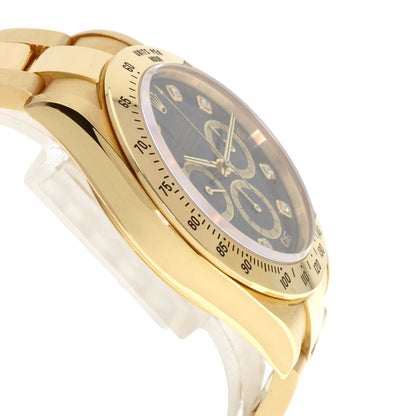 ROLEX Cosmograph Daytona 8P Diamond Watches 16528G K18 Yellow Gold/18K Yellow Gold mens