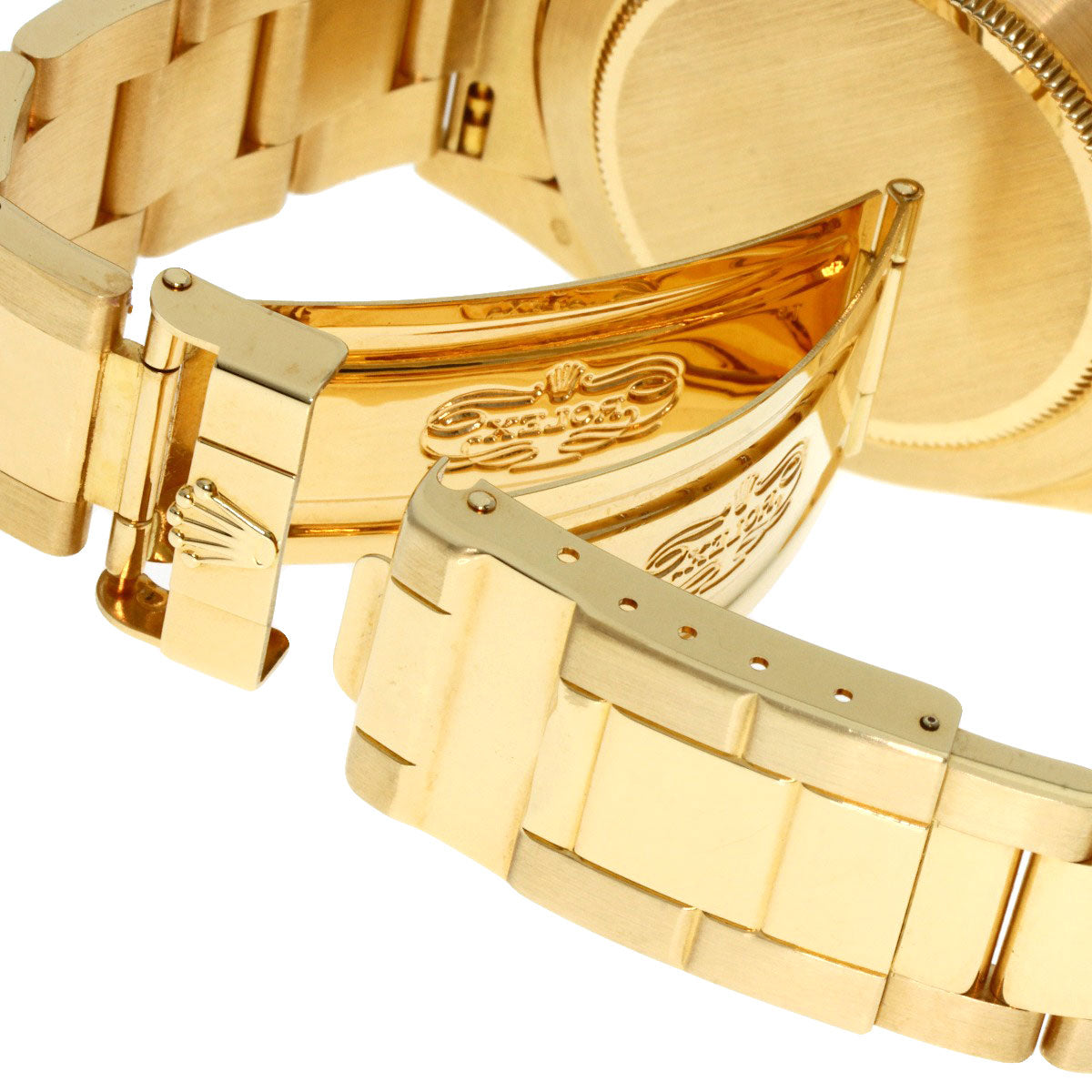 ROLEX Cosmograph Daytona 8P Diamond Watches 16528G K18 Yellow Gold/18K Yellow Gold mens