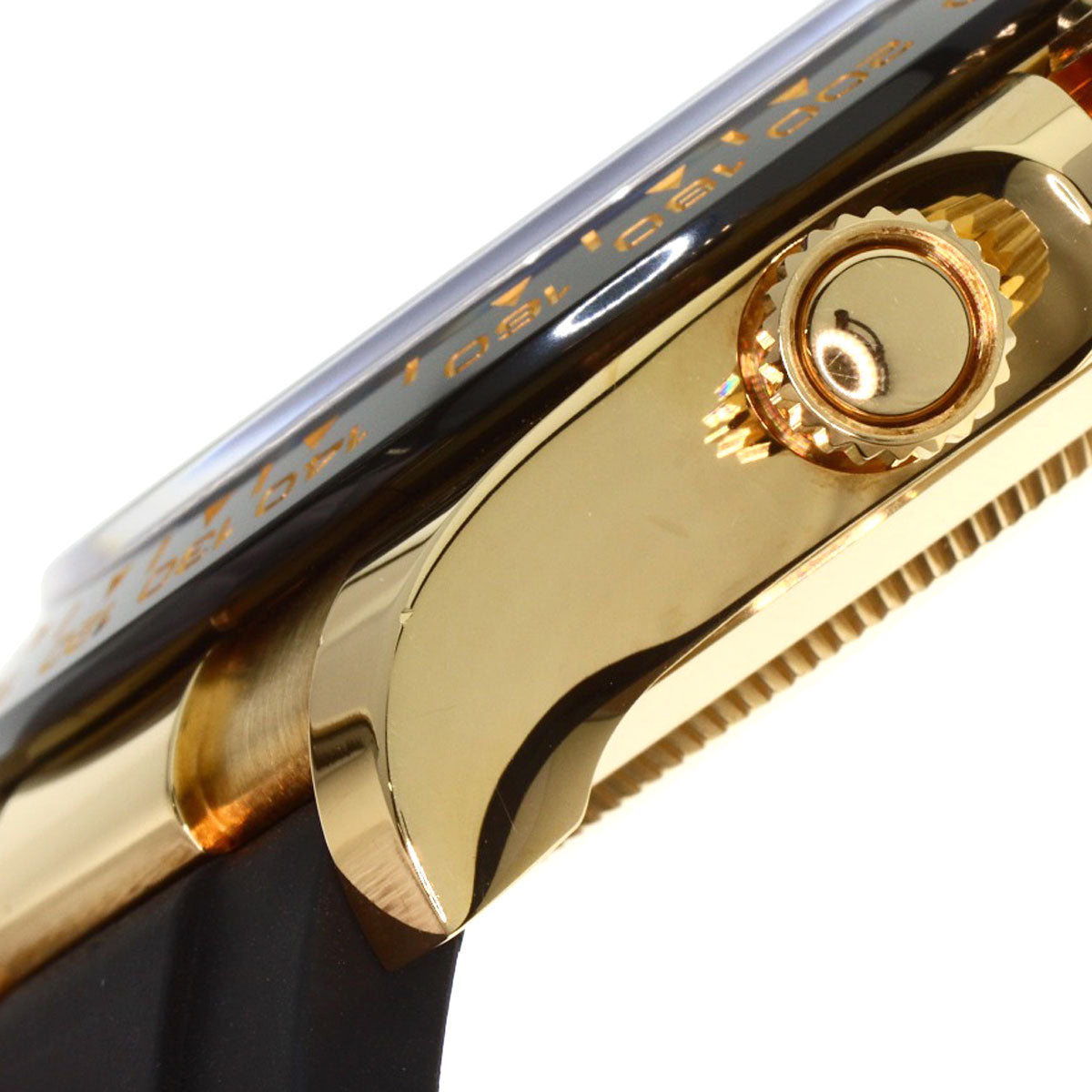 ROLEX Cosmograph Daytona 8P Diamond Watches 116518LNG K18 Yellow Gold/Rubber mens