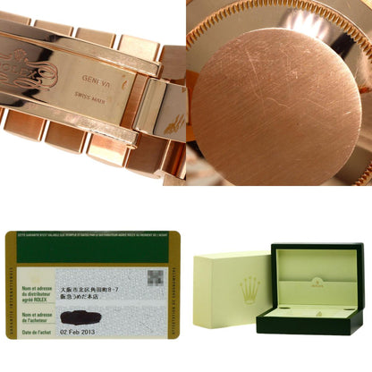 ROLEX Day-Date 2 Diamond 2PRuby Watches 218235BG K18 Pink Gold/18K Pink Gold mens