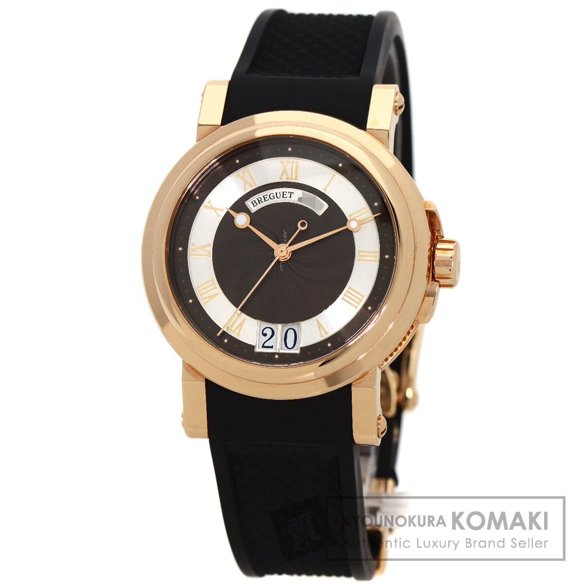Breguet Marine 2 Large Date Watches Ref.5817 K18RG/Rubber mens