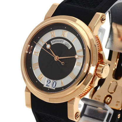Breguet Marine 2 Large Date Watches Ref.5817 K18RG/Rubber mens
