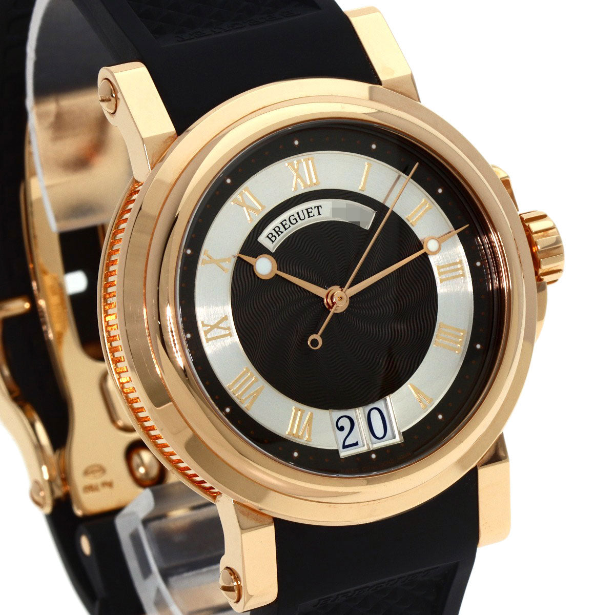Breguet Marine 2 Large Date Watches Ref.5817 K18RG/Rubber mens