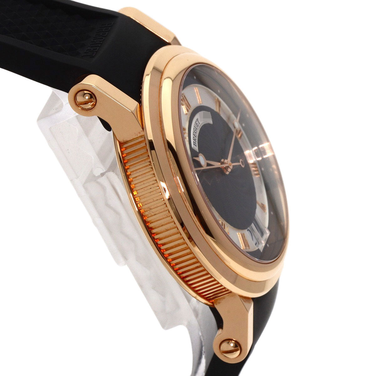 Breguet Marine 2 Large Date Watches Ref.5817 K18RG/Rubber mens