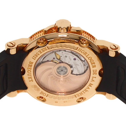 Breguet Marine 2 Large Date Watches Ref.5817 K18RG/Rubber mens