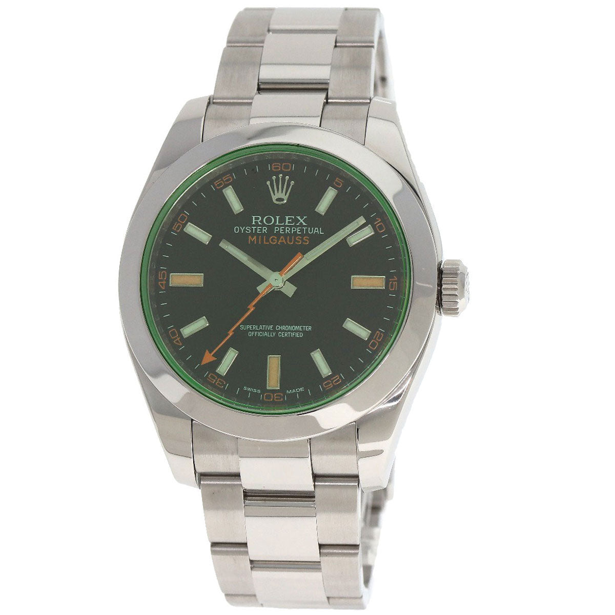 ROLEX Milgauss Watches 116400GV Stainless Steel/Stainless Steel mens