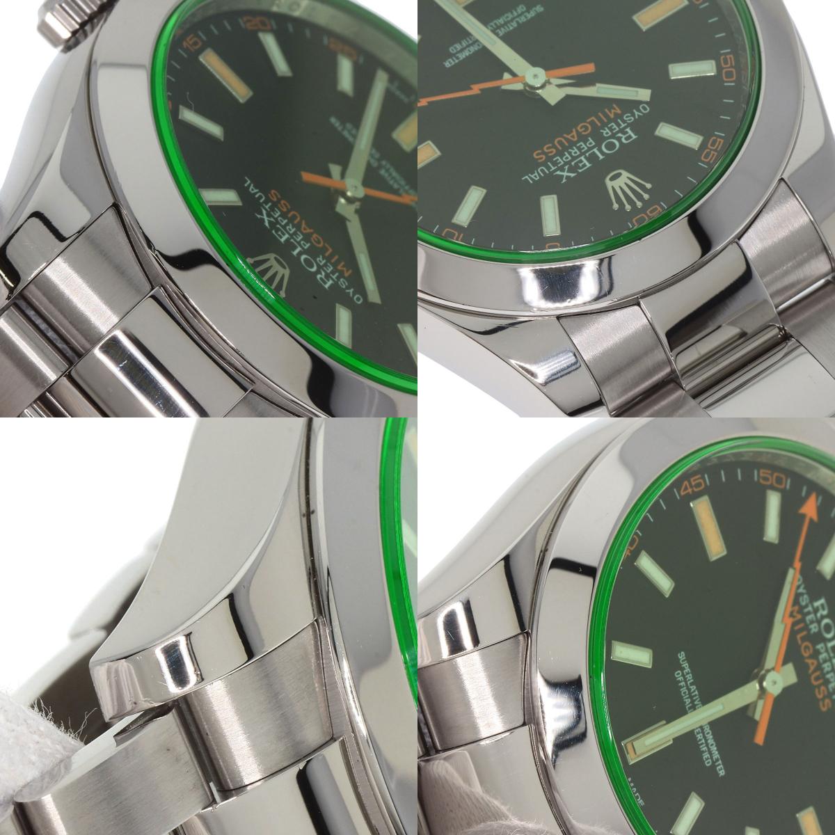ROLEX Milgauss Watches 116400GV Stainless Steel/Stainless Steel mens